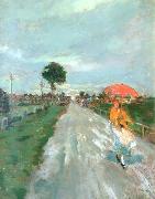 Lajos Deak-ebner On the Road Germany oil painting artist